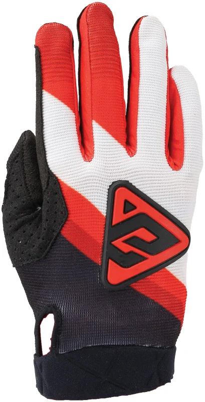 Answer Adult 25 Peak Flo Gloves - Black, Red & White