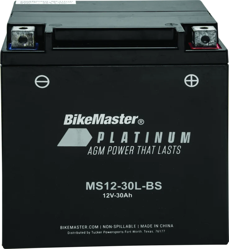 BikeMaster AGM Battery - MS12-30L-BS - 780728