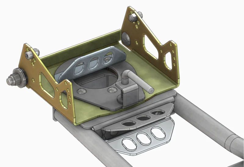 KFI ATV Mid Mount Snow Plow Push Tube