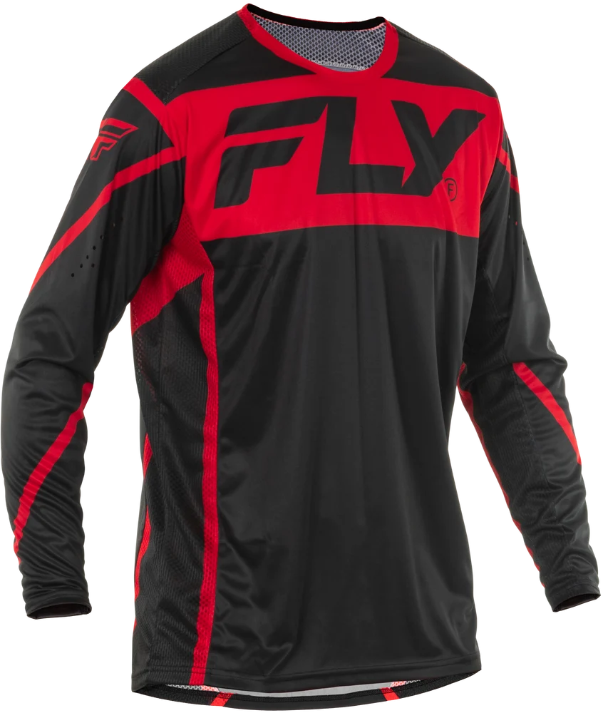 Fly Racing Lite Offroad Jersey - Black / Red - XL