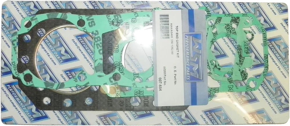 WSM Top End Gasket Kit - 550 - 82 to 90 - Fits: Kawasaki