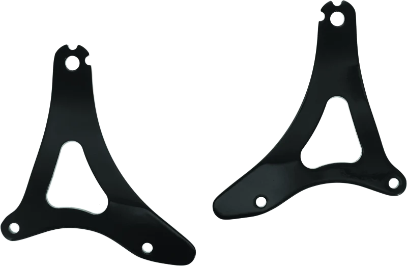 Kuryakyn Fixed Mounts Multi-Purpose Driver & Passenger Backrest 14-22 Touring Models Black - 7087