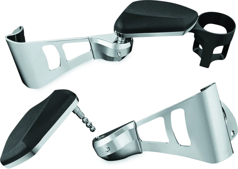Kuryakyn Passenger Armrests 14-Up Touring and Tri Glide Chrome - 8955