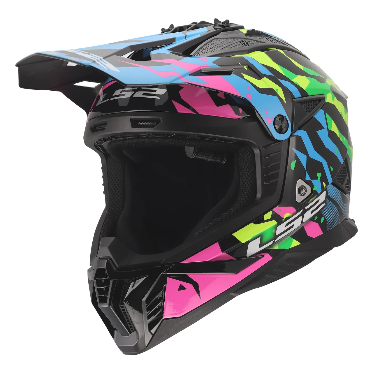 LS2 Gate II Electra Motocross Motorcycle Helmet