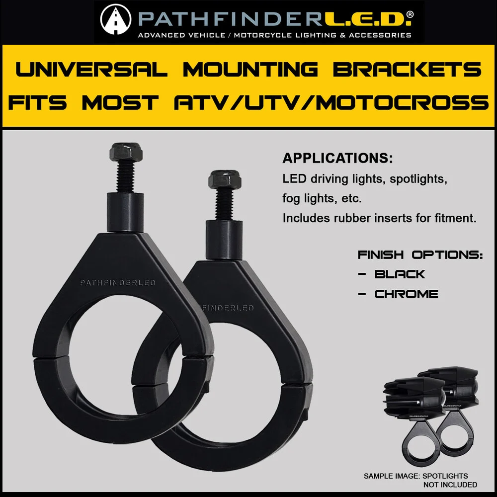 Pathfinder LED Light Mounting Bracket - Pair