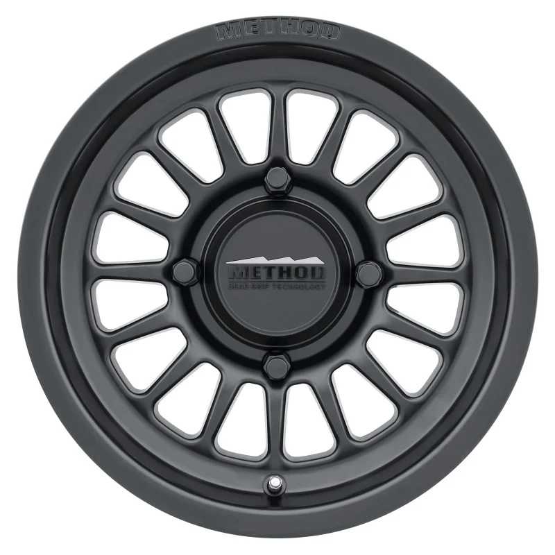 Method MR411 Bead Grip 14x7 / 4+3/13mm Offset / 4x156 / 132mm CB Matte Black Wheel - MR41147046543