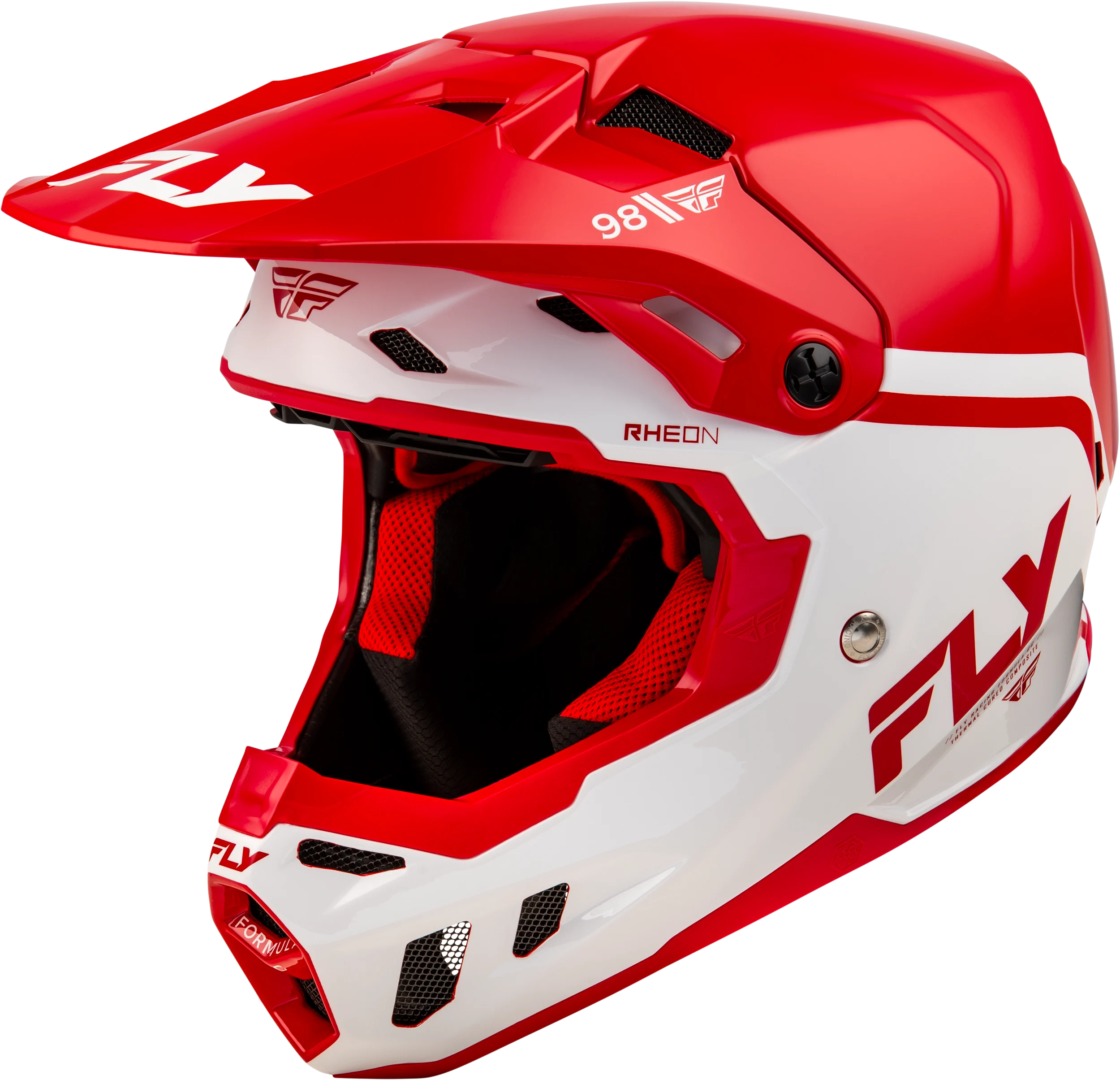 FLY RACING Formula CC Objective Helmet -red/white