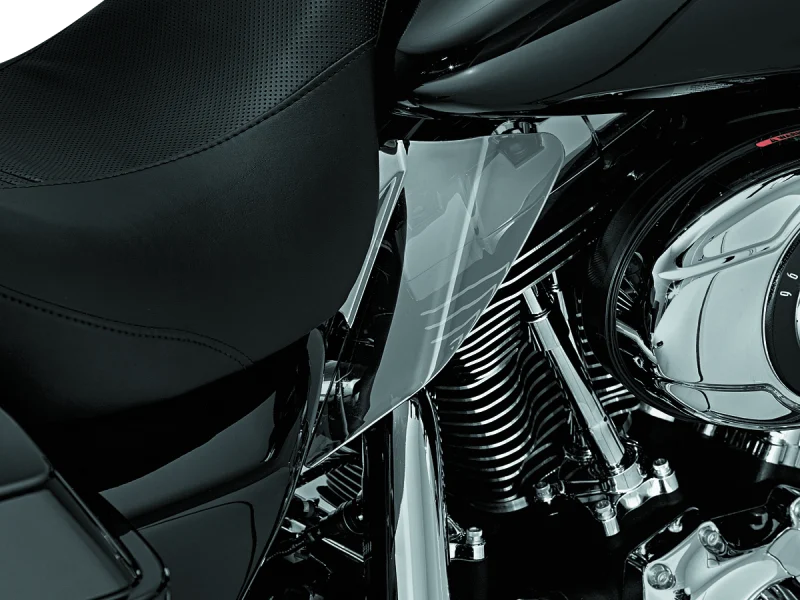 Kuryakyn Saddle Shields Heat Deflectors 08 Touring Smoke - 1196