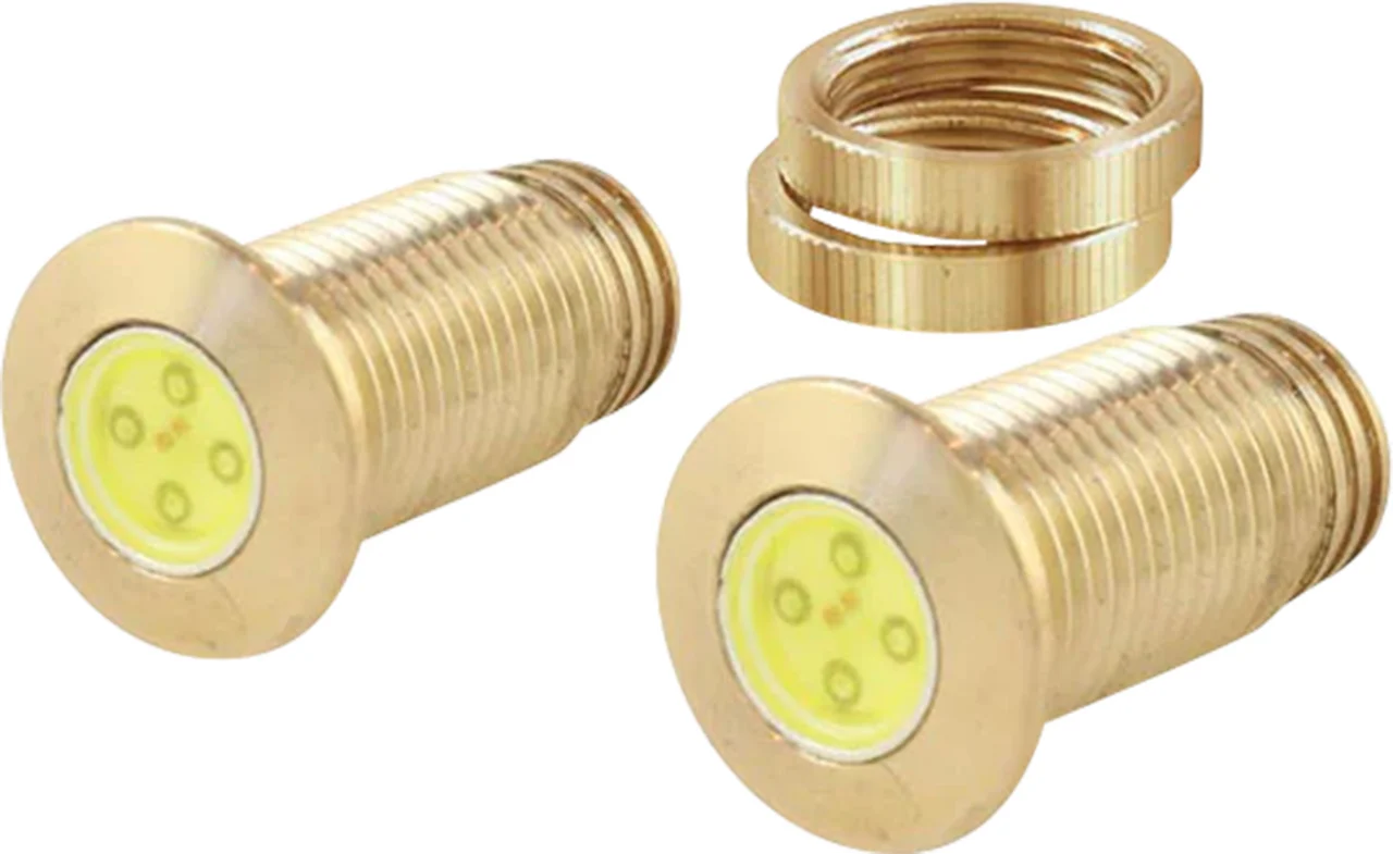 Paul Yaffe Bagger Lightning Bolts - Brass