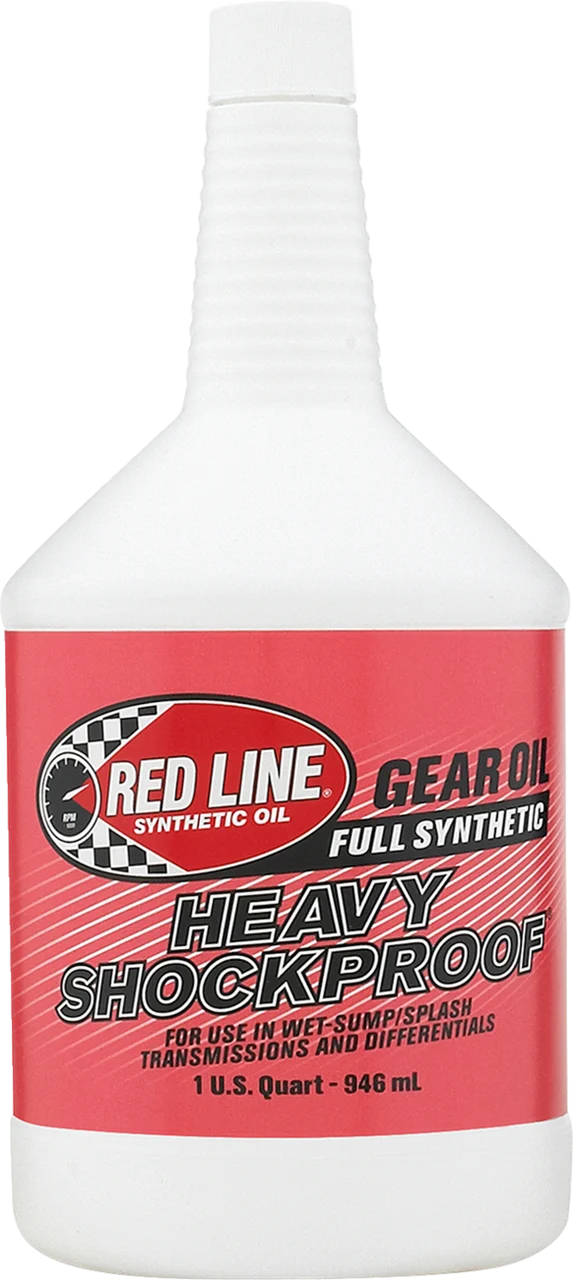Red Line Synthetic Oil Heavy Shockproof Gear Oil - 1 quart