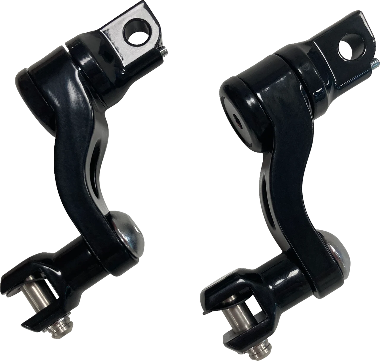 Drag Specialties Adjustable Passenger Peg Mount - Black - Pair