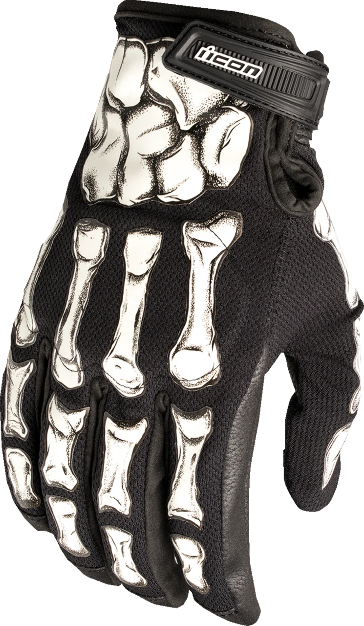 Icon Hooligan Crestfallen Glow-In-The-Dark Gloves