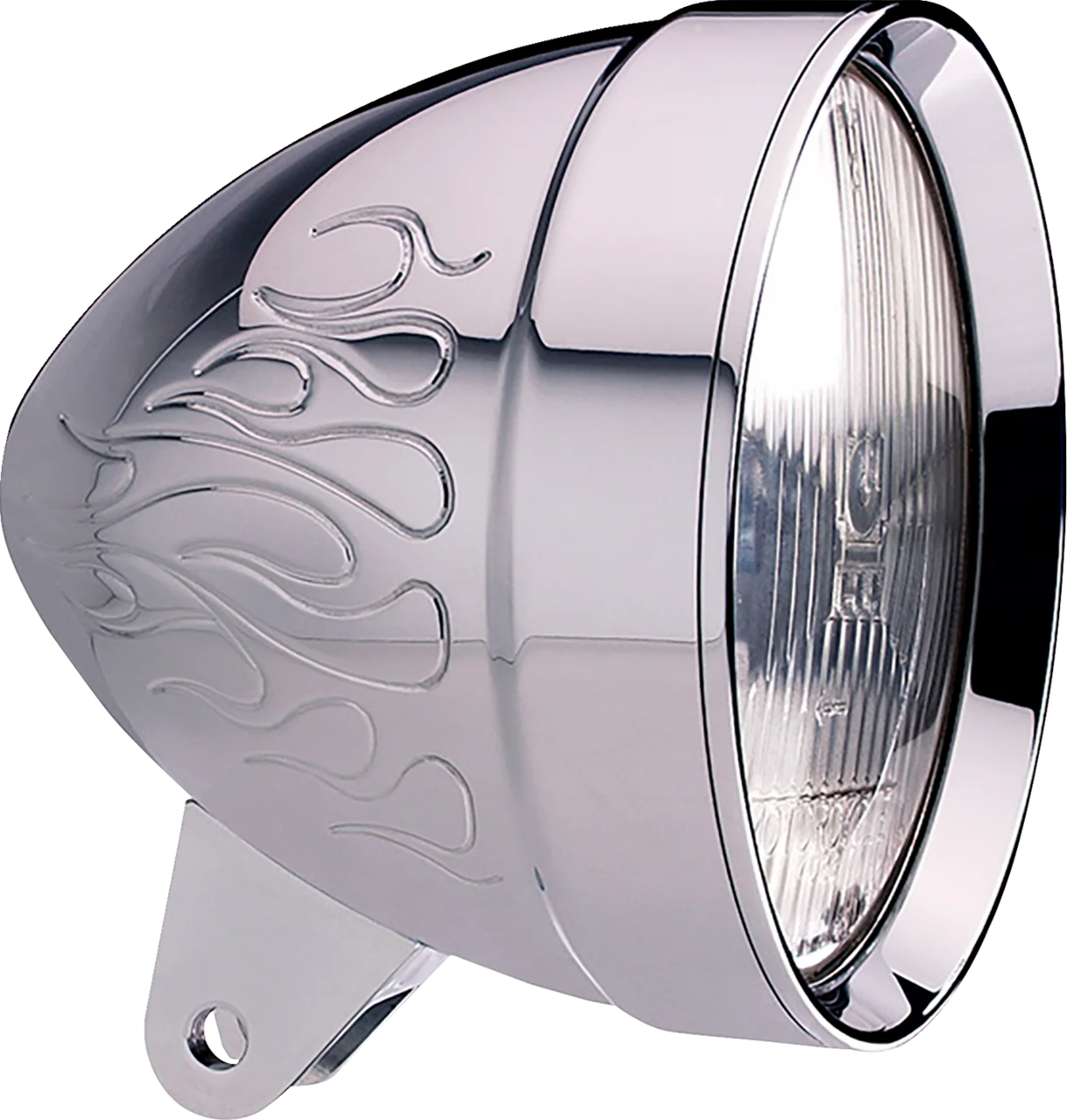 Headwinds Bradley Bullet Headlight Housing - 5-3/4in. Chrome