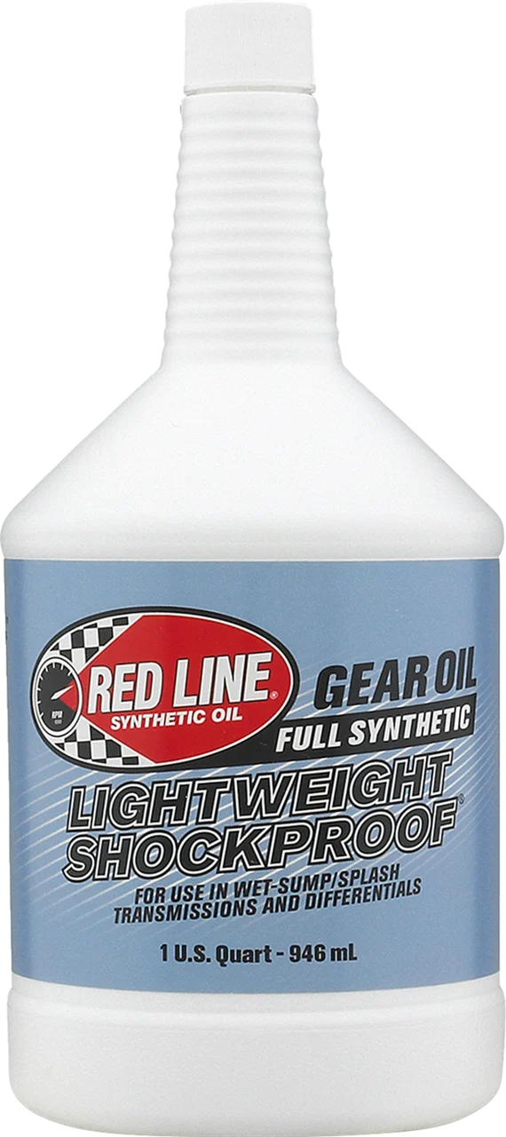 Red Line Synthetic Oil Lightweight Shockproof Gear Oil - 1 US quart