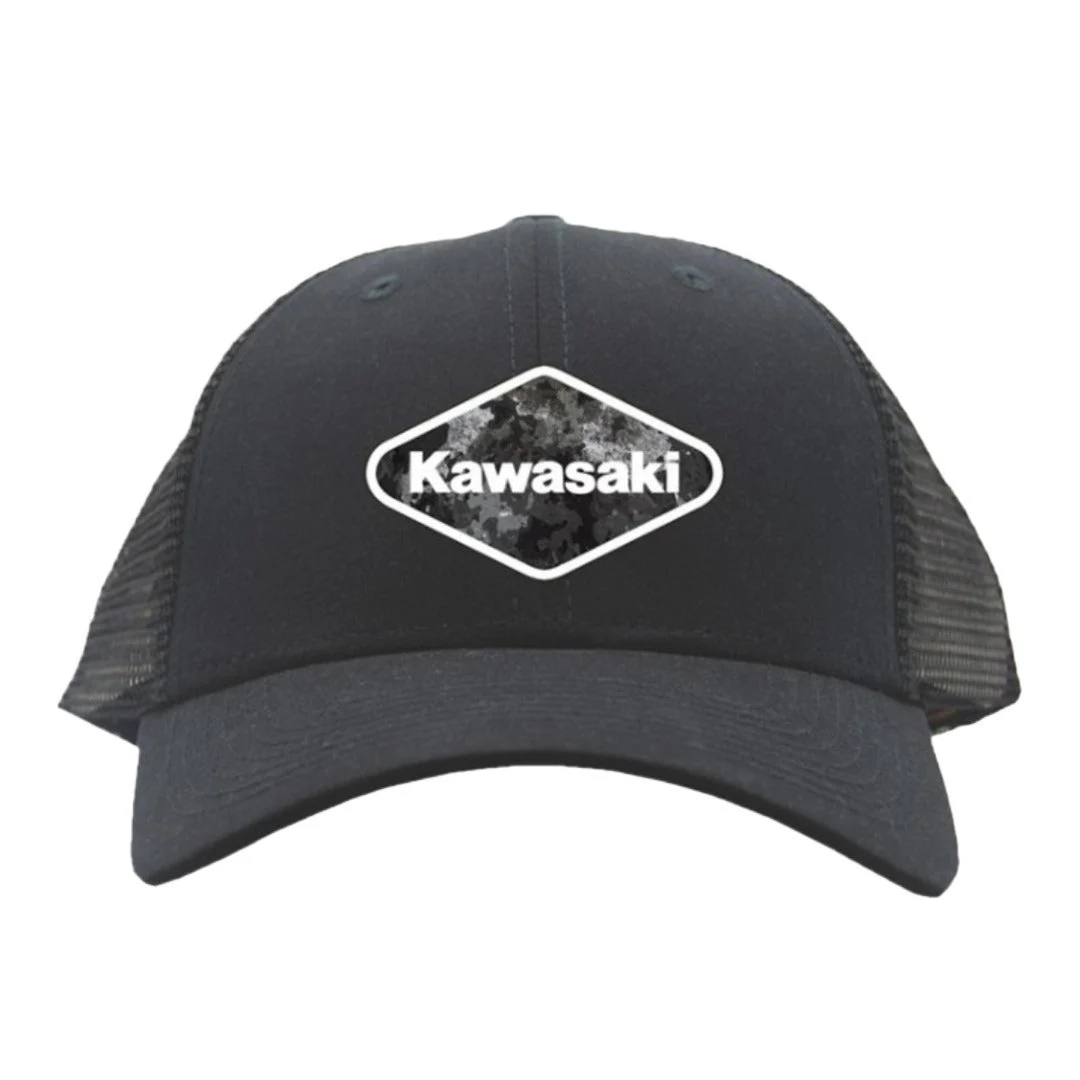 Kawasaki Midnight Diamond Baseball Cap Hat K005-4154-BKNS