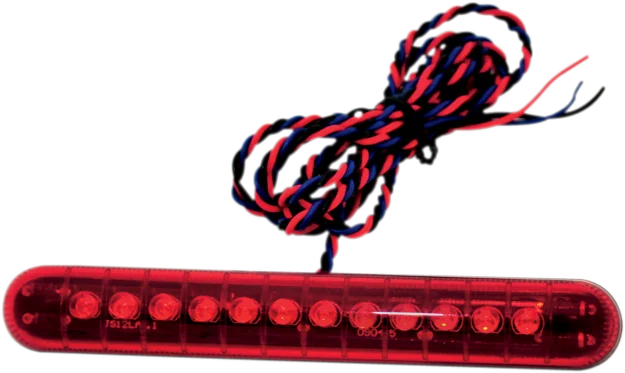 Custom Dynamics Knight Riderz LED Light Bar - Dual Intensity LED Light Bar - Non-Sequential with Flashing Brake - Red