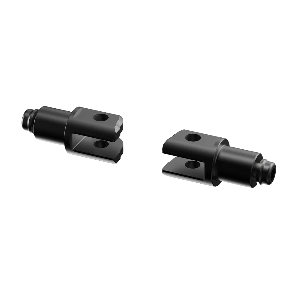 Rizoma Footpeg Mounting Kit - Rider - Style 650 - Black - Pair