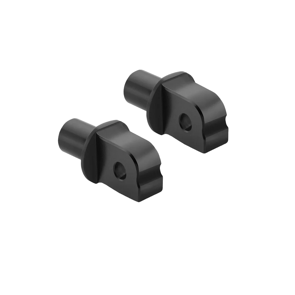Rizoma Footpeg Mounting Kit - Passenger - Style 858 - Black - Pair