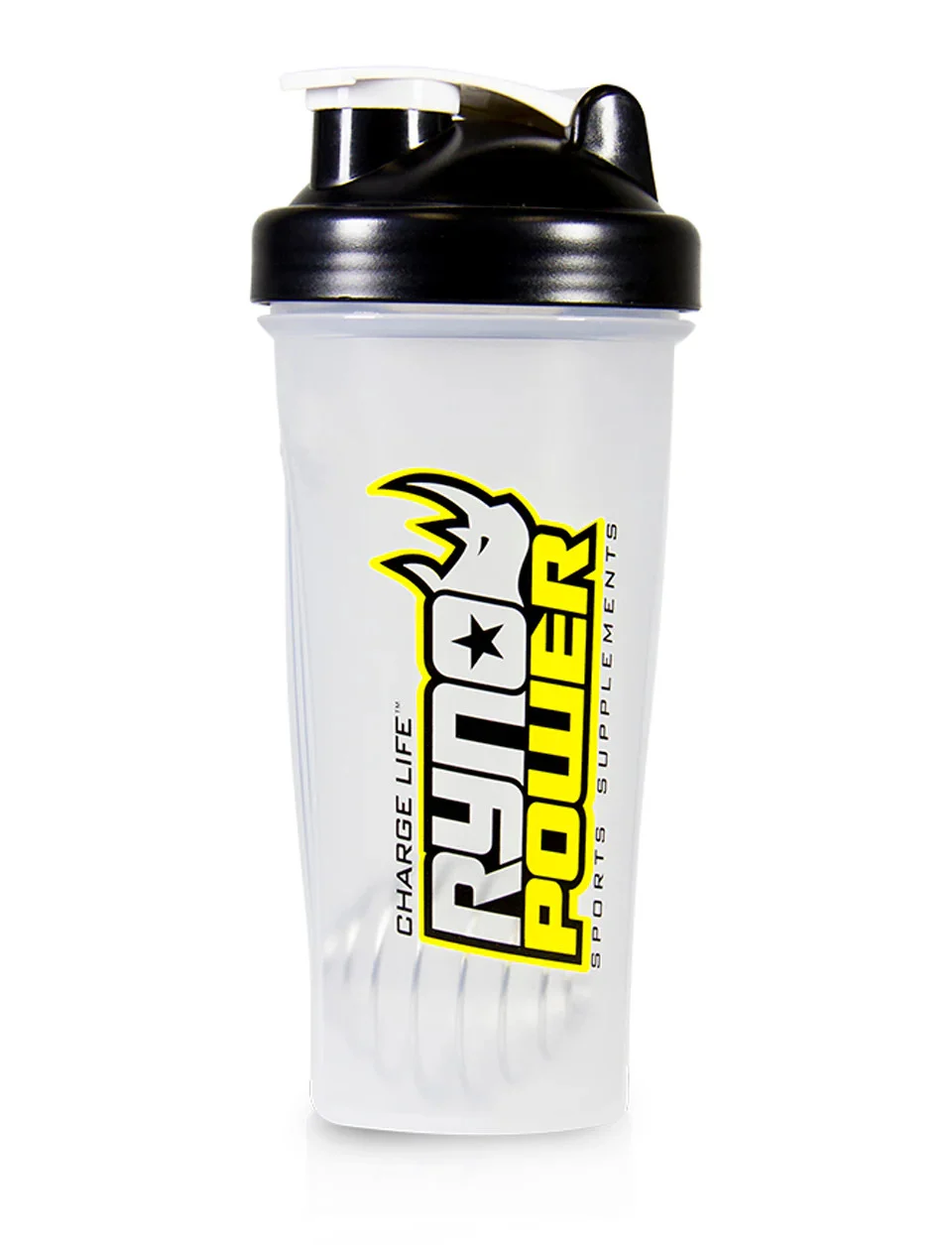 Ryno Power Shaker Bottle Clear - 28oz.