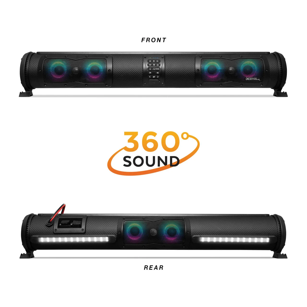 Ecoxgear SoundExtreme SEDS33 33-inch Elite Soundbar With LED Casting & 360-degree Sound