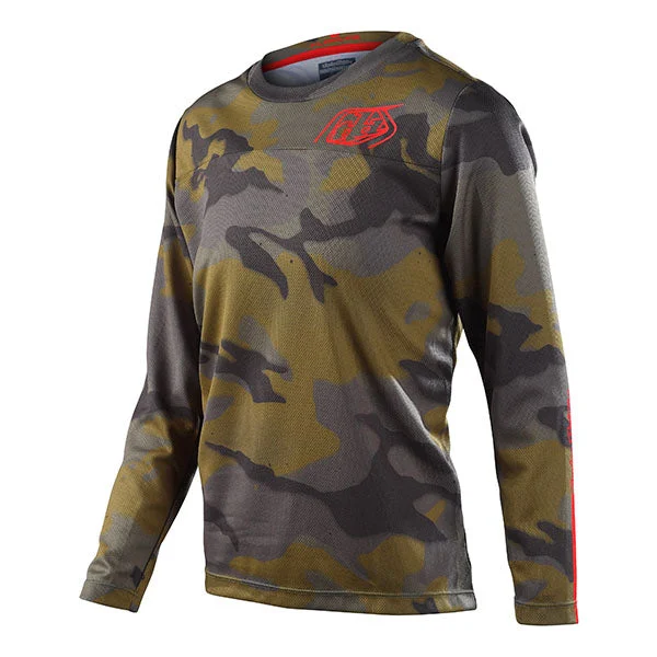 Troy Lee Designs - Flowline LS Spray Camo Jersey (MTB) (Youth)