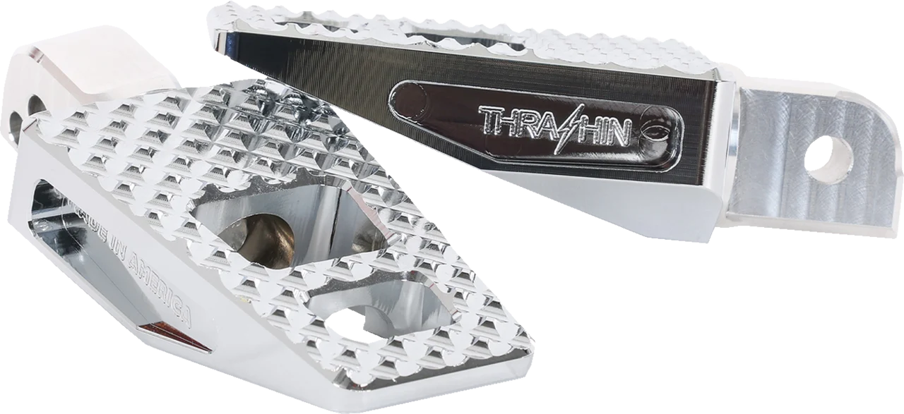 Thrashin Supply Co. P-54 Passenger Footpegs - Rear - Chrome