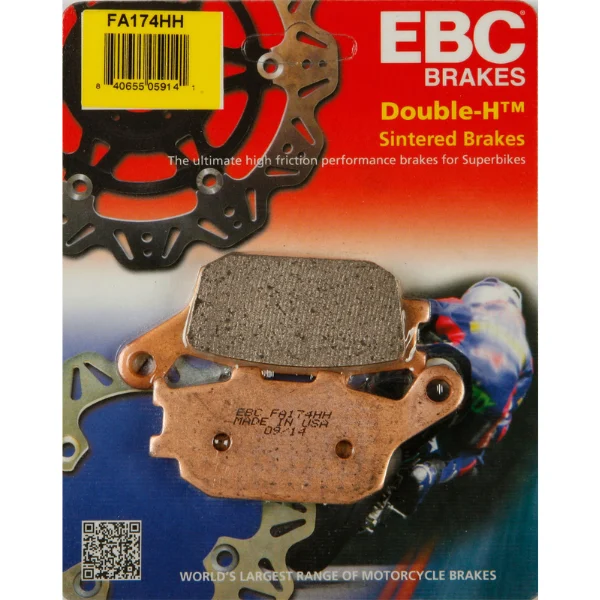 EBC Brakes - Rear Street Double-H Sintered Brake Pads (Honda)