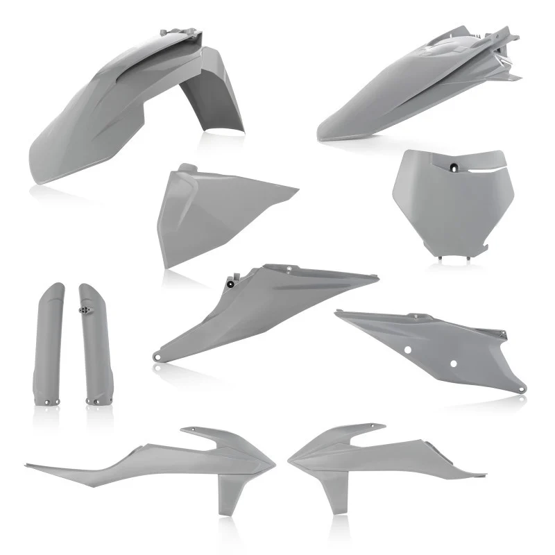 Acerbis 19-22 KTM 125-450 SX/ SX-F/ XC-F/ XC/ XC-tpi Full Plastic Kit - Gray - 2726490011