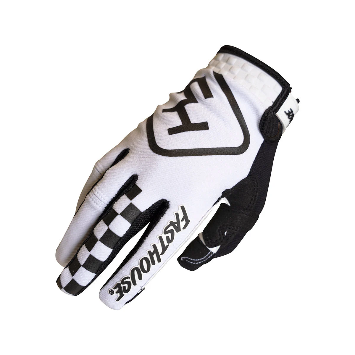 Fasthouse Youth Speed Style Legacy Gloves - White / Black - Medium