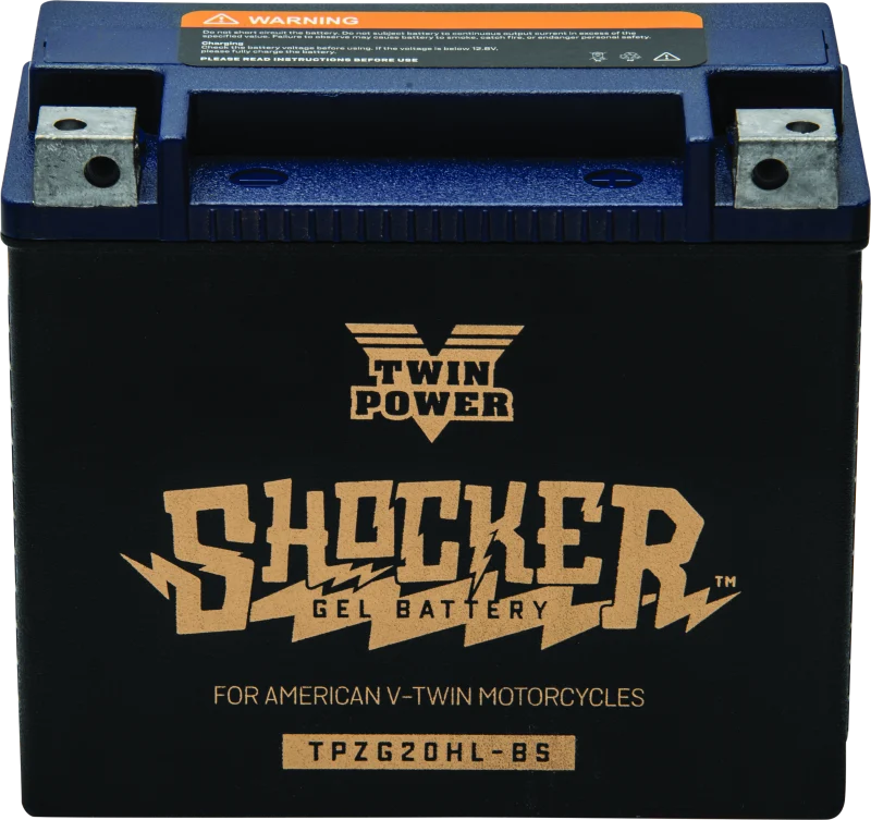 Twin Power YTX-20HL Shocker Gel Battery Replaces H-D 65989-97A 310 CCA - 781234