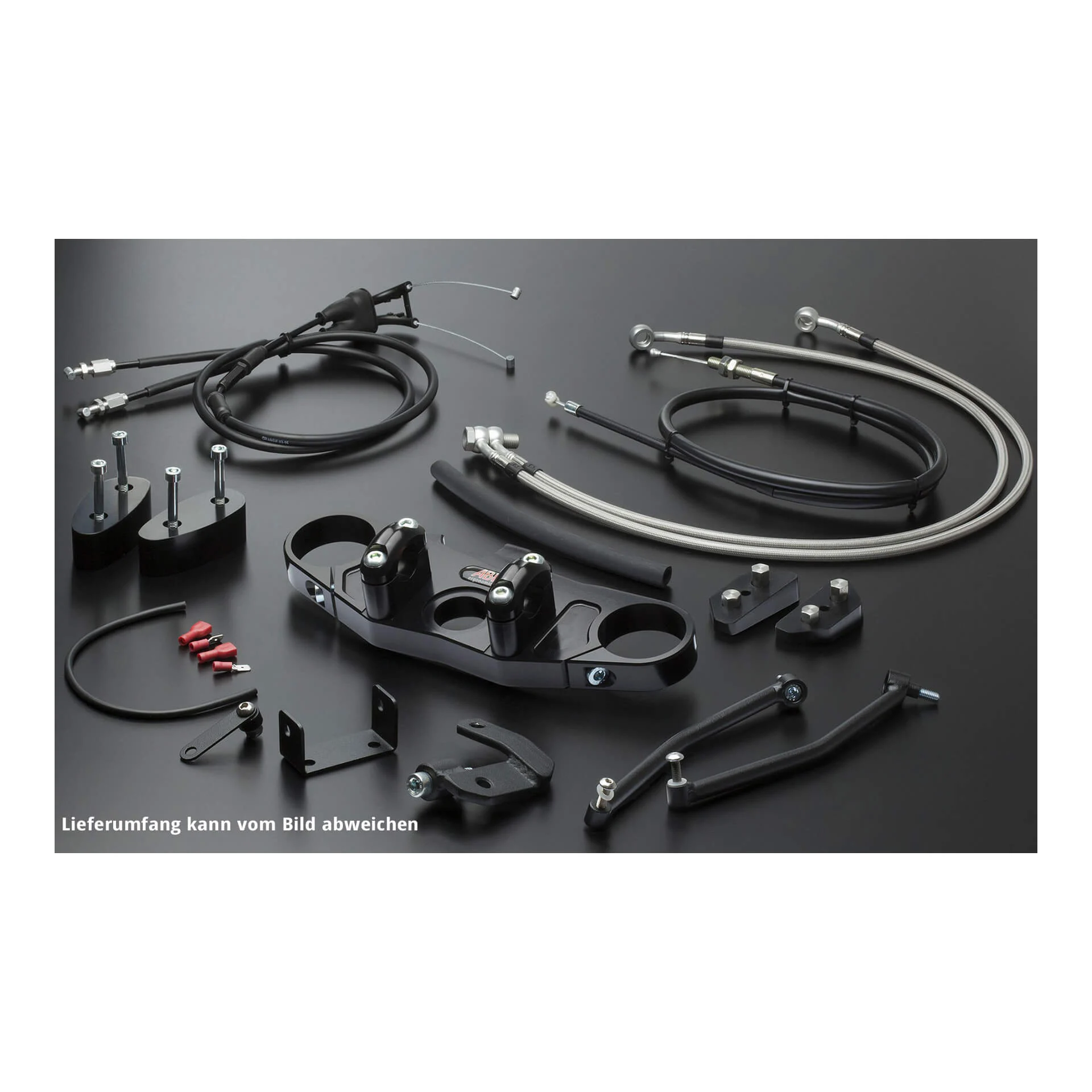 ABM Superbike Kit GSX-R 600, 98 - 00, schwarz, transparent/chrom oder schwarz/silber
