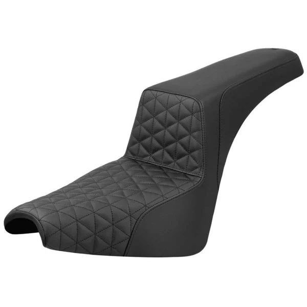 Saddlemen 2018-2026 Softail Street Bob FXBB, Standard FXST Step-Up Tri-Gripper Seat Motorcycle Accessories | Shop for Moto Gear