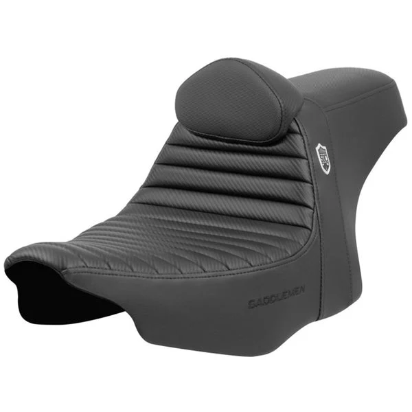 Saddlemen 2024-26 Road Glide / Street Glide | 2023-26 CVO Road Glide / Street Glide Pro Series SDC Performance Tuck ‘N Roll Seat with Driver's Lumbar Rest Motorcycle Accessories | Shop for Moto Gear