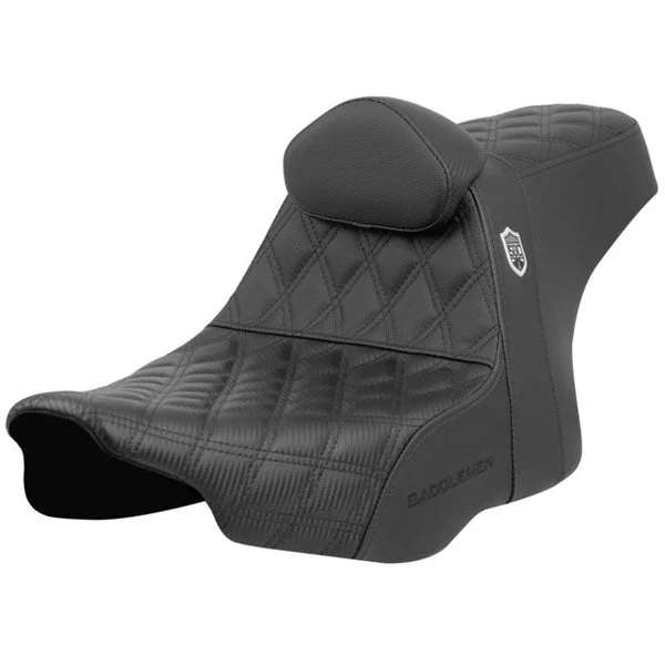 Saddlemen 2024-26 Road Glide / Street Glide | 2023-26 CVO Road Glide / Street Glide SDC Performance Pro Series Gripper Seat w/Lumbar Rest Motorcycle Accessories | Shop for Moto Gear