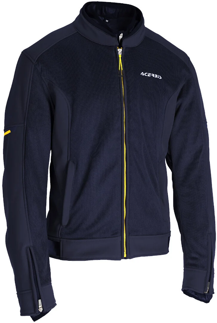 Acerbis Gordon waterproof Motorcycle Textile Jacket blue/yellow