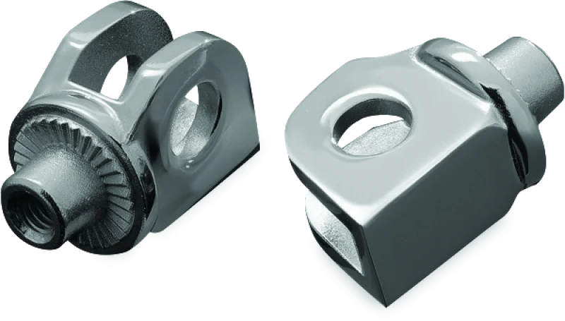 Kuryakyn Splined Peg Adapter Kawasaki Front Chrome - 8813