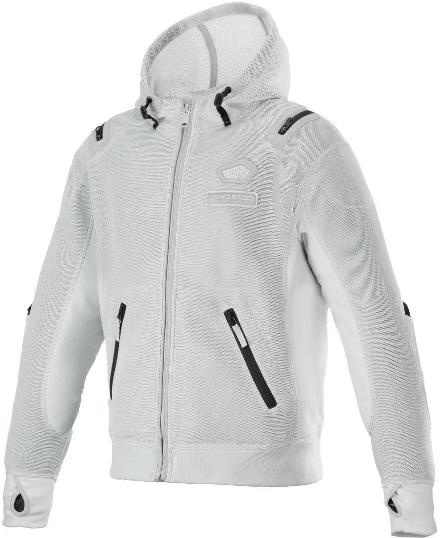 Alpinestars Moflow Air Tech Motorcycle Zip Hoodie grey