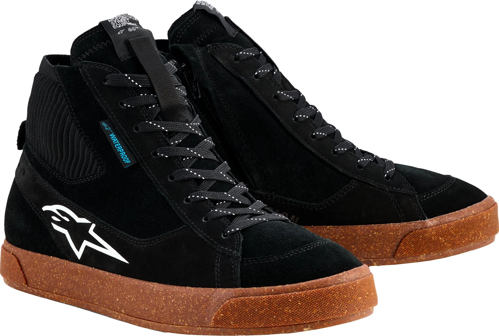 Alpinestars Stated Motorcycle Shoes black/white