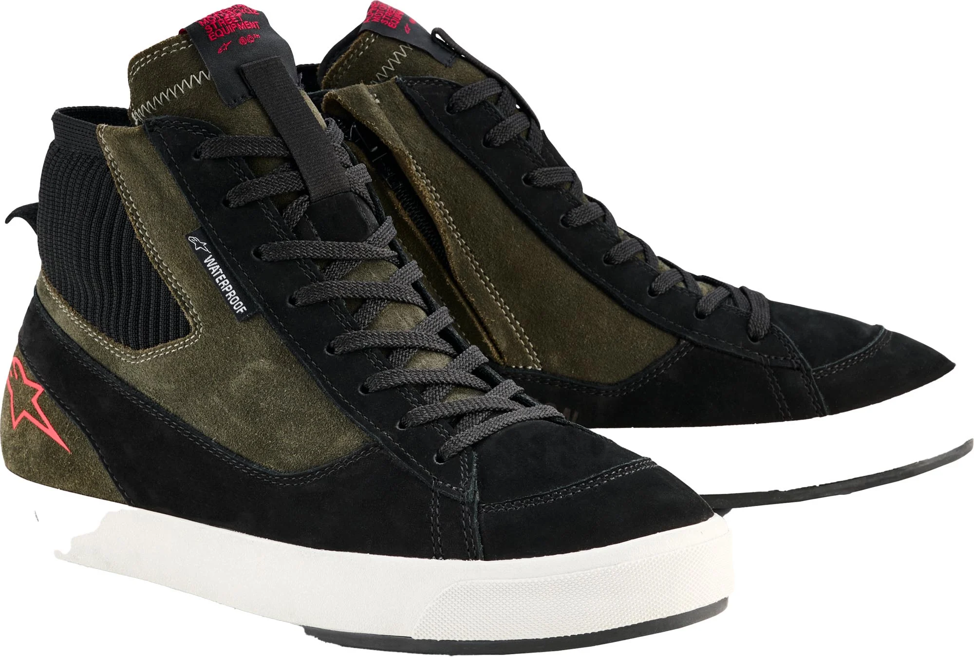 Alpinestars Stated Motorcycle Shoes green/black