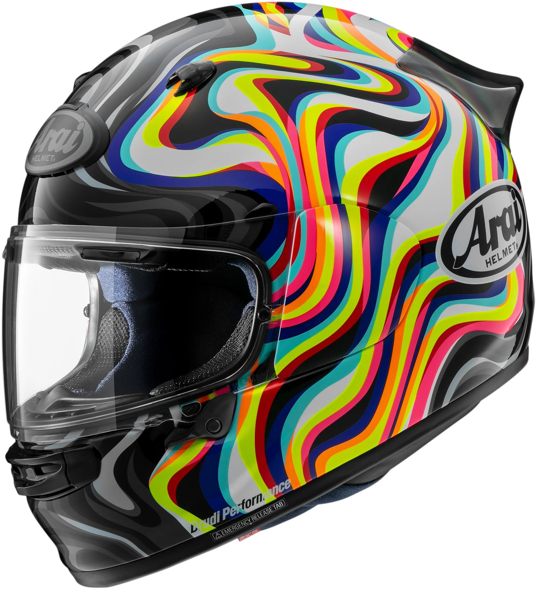 Arai Quantic Swirl Helmet white