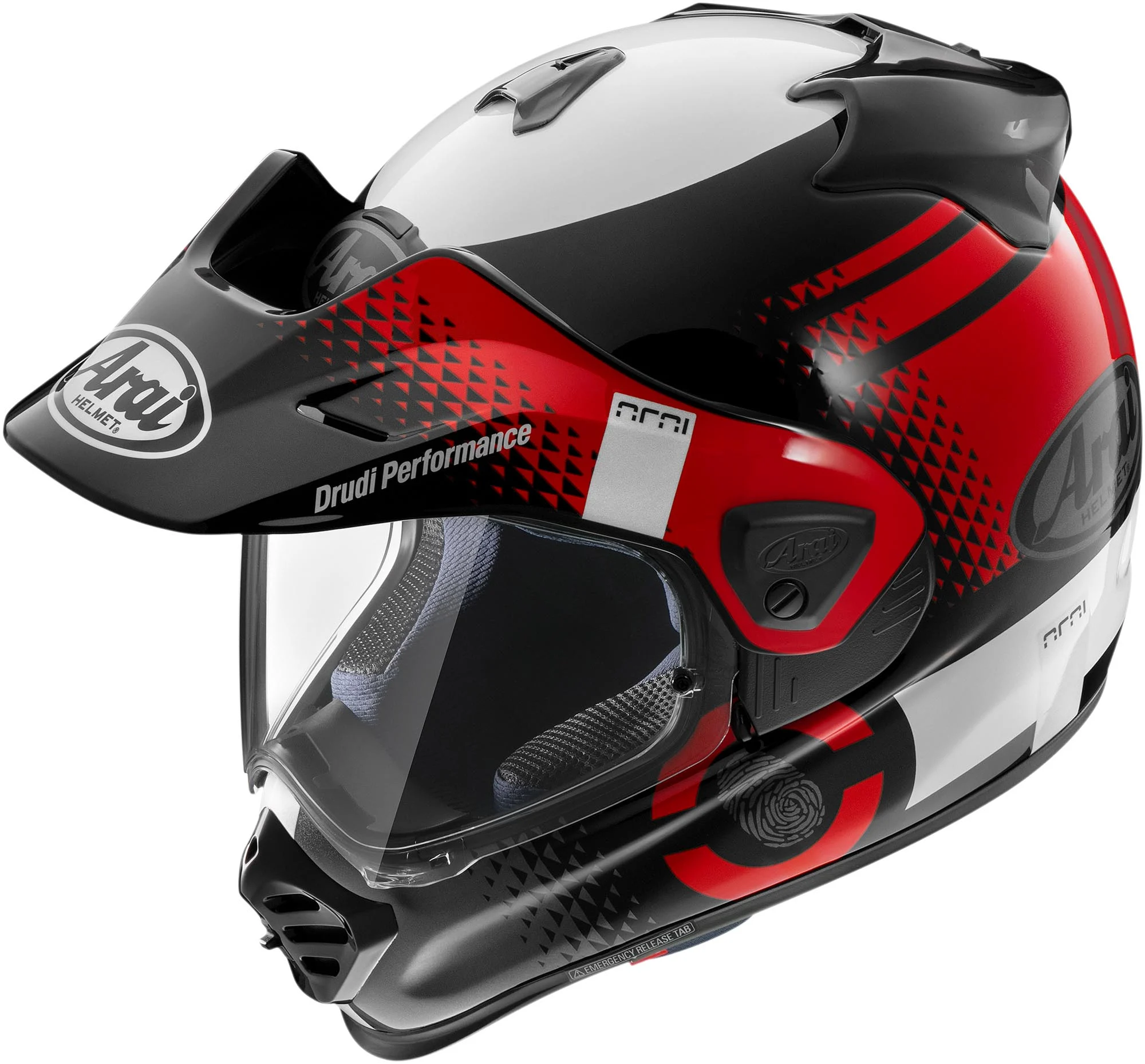 Arai Tour-X5 Print Enduro Helmet red