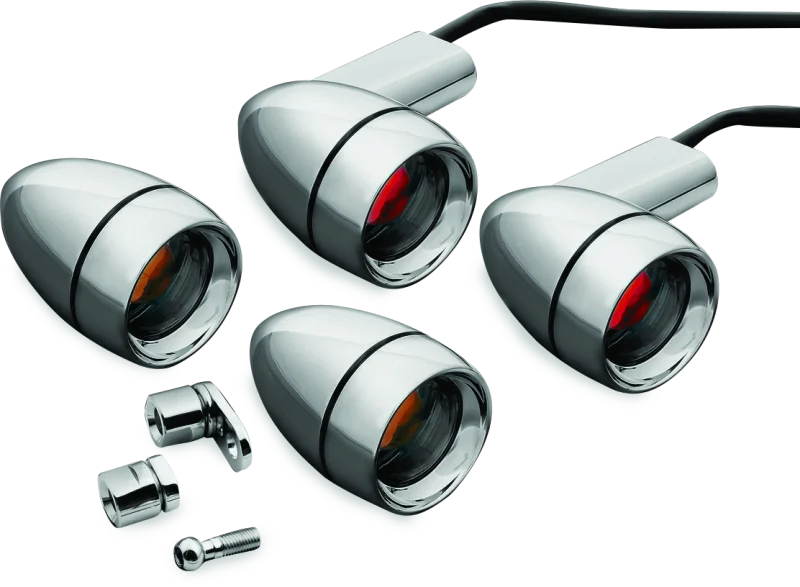 Kuryakyn Late Style Turn Signal Kit Chrome - 2317