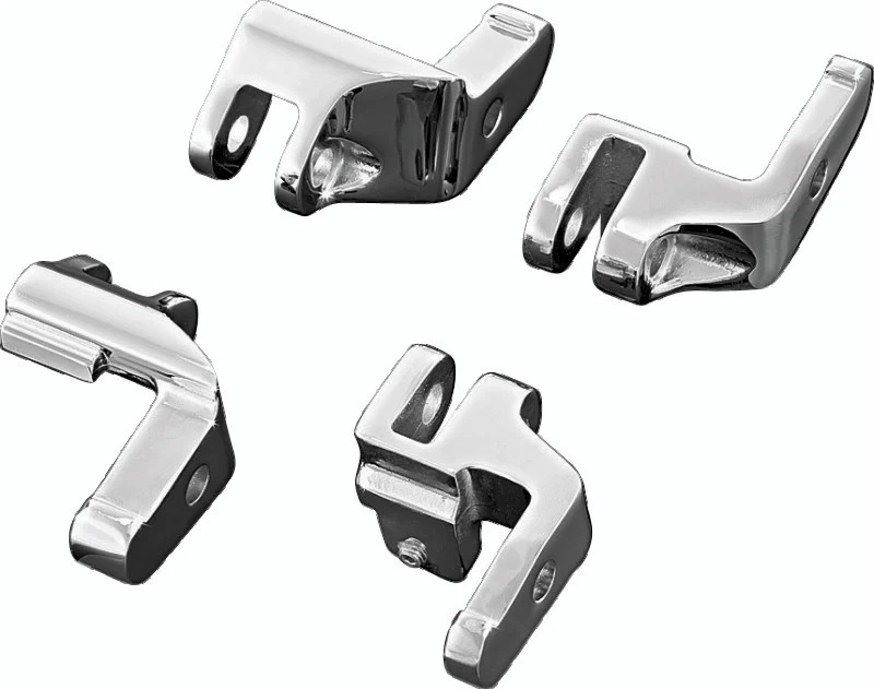 Kuryakyn Floorboard Relocator Brackets 97-16 Touring Chrome - 4588