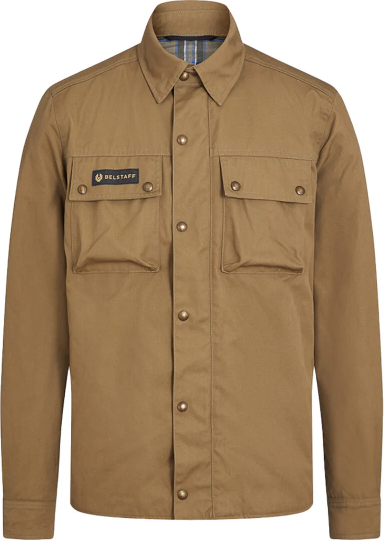 Belstaff Mansion Motorcyle Shirt olive