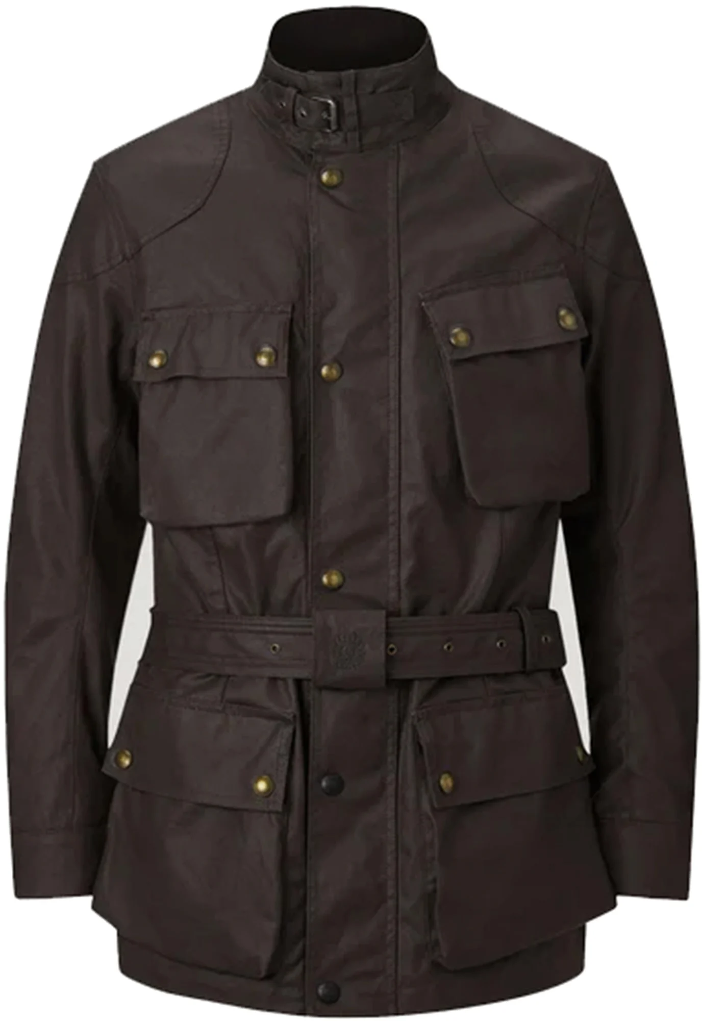 Belstaff Trialmaster Motorcycle Wax Jacket mahogany