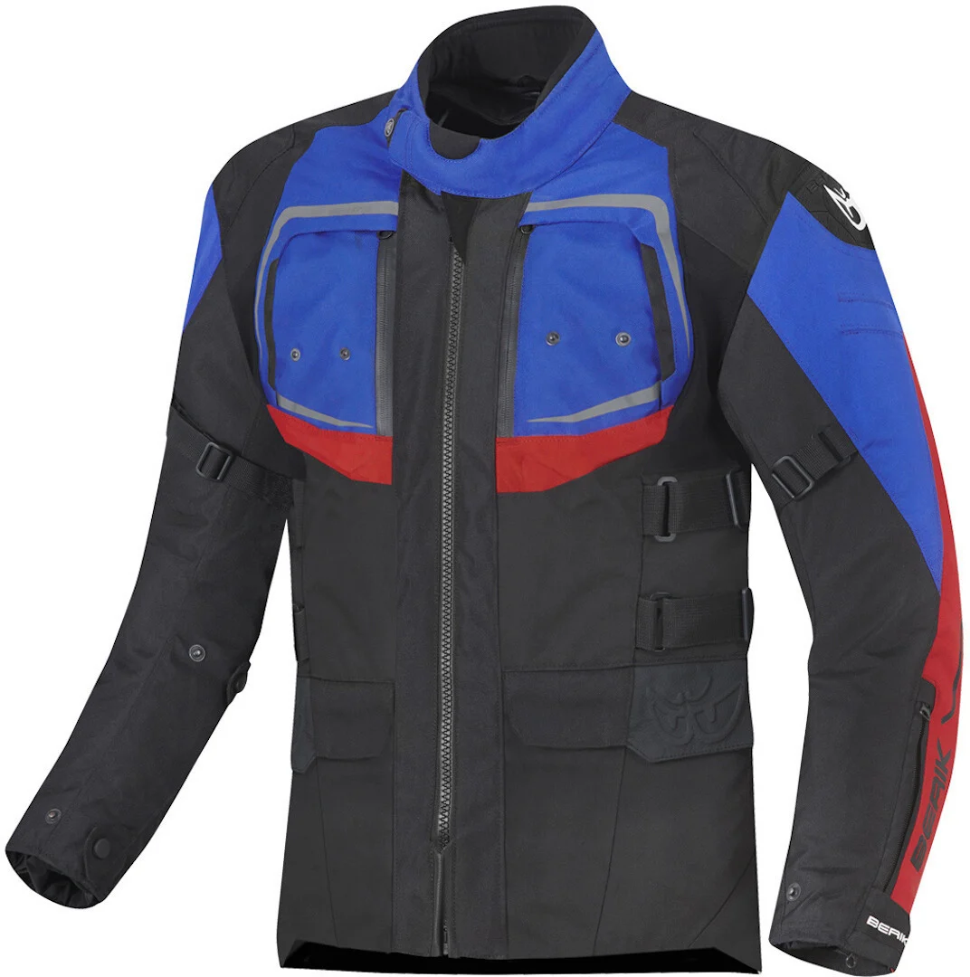 Berik Safari Pro Waterproof 3in1 Motorcycle Textile Jacket black/red/blue