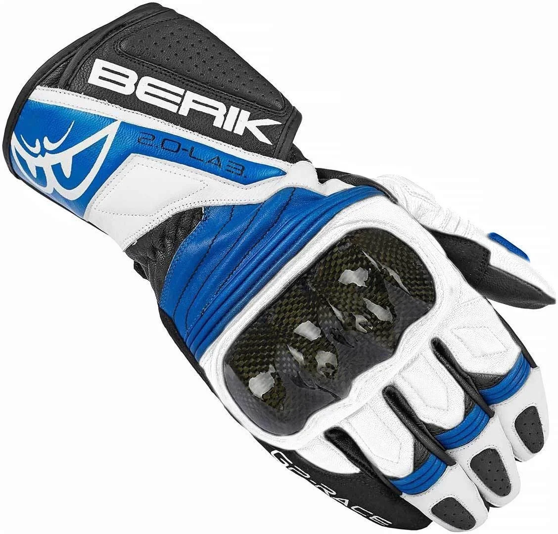 Berik Zoldar Motorcycle Gloves black/blue/white