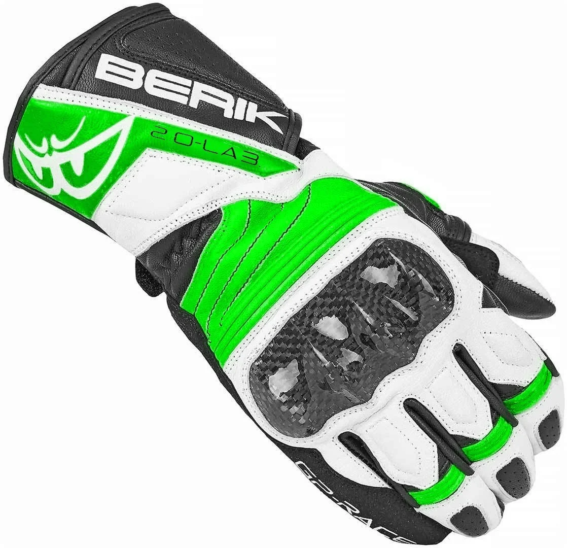 Berik Zoldar Motorcycle Gloves black/green/white