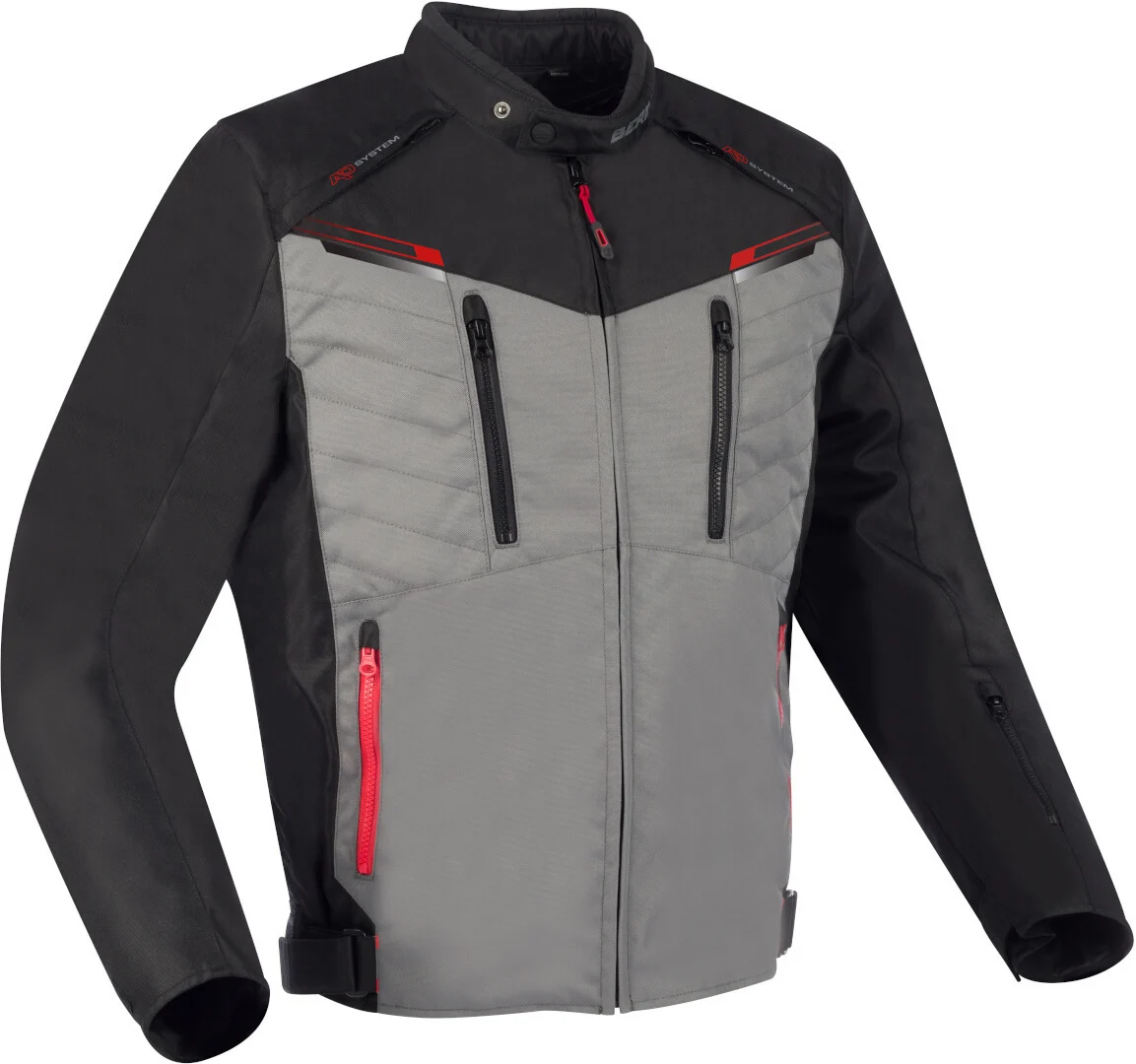 Bering Otago waterproof Motorcycle Textile Jacket black/grey