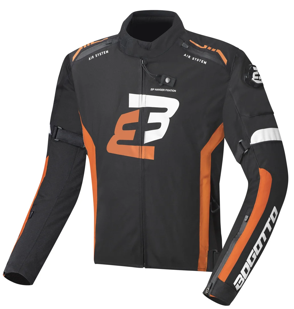 Bogotto GPX waterproof Motorcycle Textile Jacket black/orange
